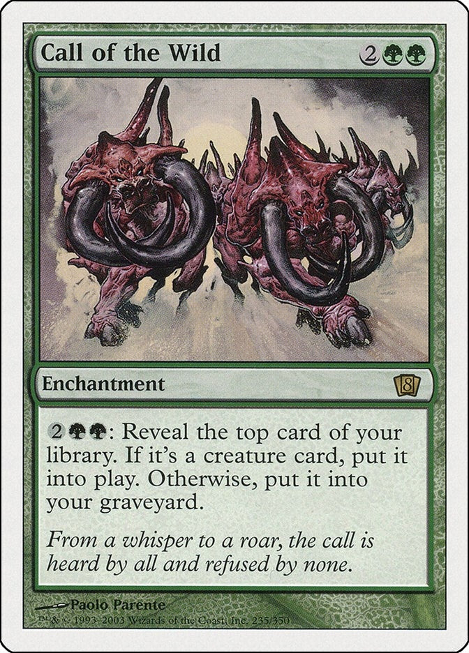 Image for Call of the Wild (235) (8ED) - Magic: The Gathering