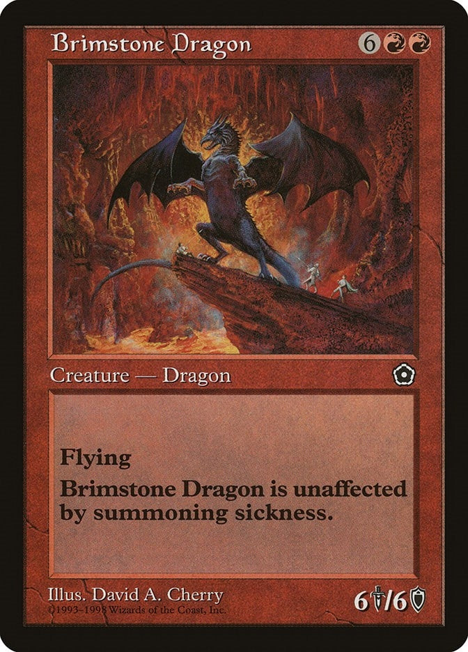 Image for Brimstone Dragon (P02) - Magic: The Gathering
