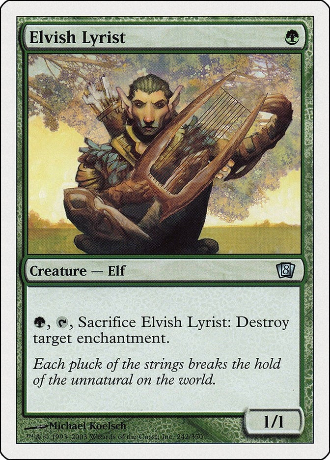 Image for Elvish Lyrist (242) (8ED) - Magic: The Gathering