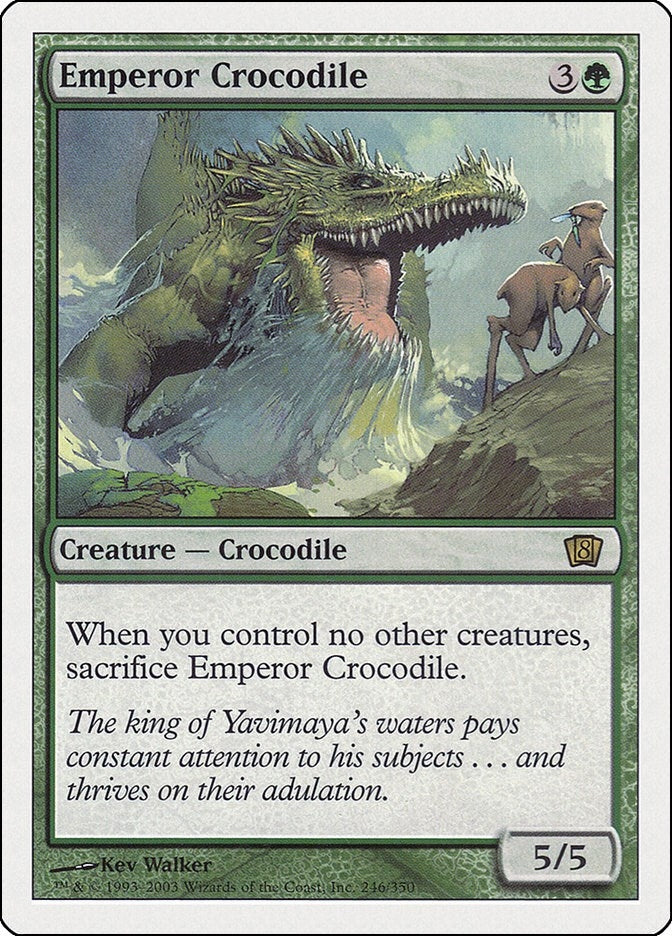 Image for Emperor Crocodile (246) (8ED) - Magic: The Gathering