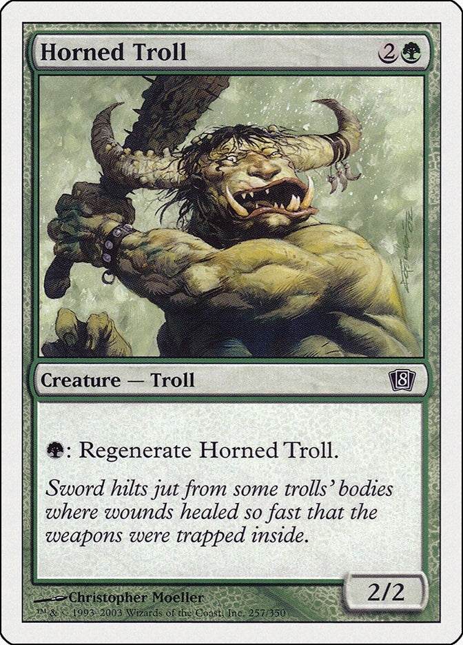 Image for Horned Troll (257) (8ED) - Magic: The Gathering