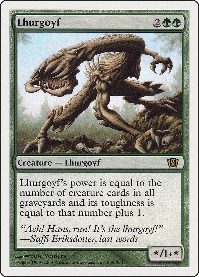 Image for Lhurgoyf (259) (8ED) - Magic: The Gathering