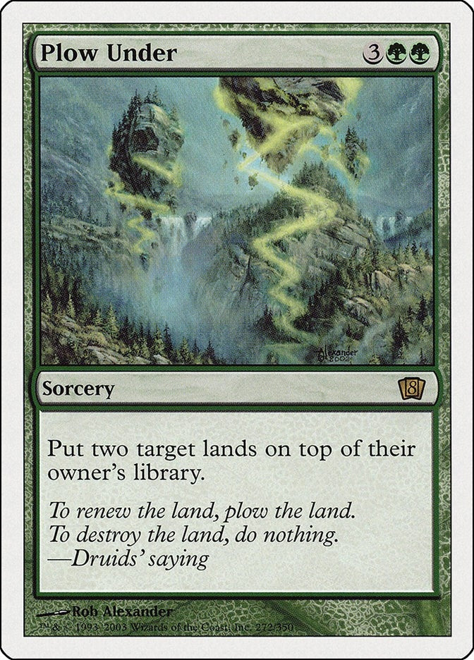 Image for Plow Under (272) (8ED) - Magic: The Gathering