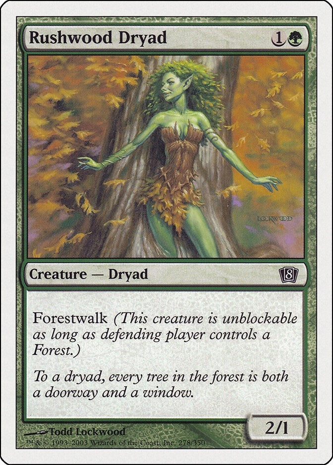 Image for Rushwood Dryad (278) (8ED) - Magic: The Gathering