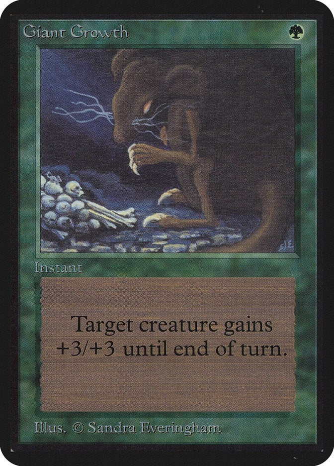 Image for Giant Growth (LEA) - Magic: The Gathering