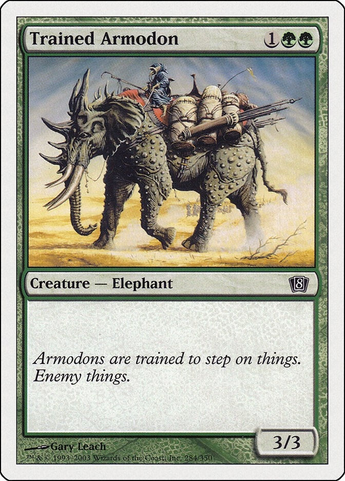 Image for Trained Armodon (284) (8ED) - Magic: The Gathering