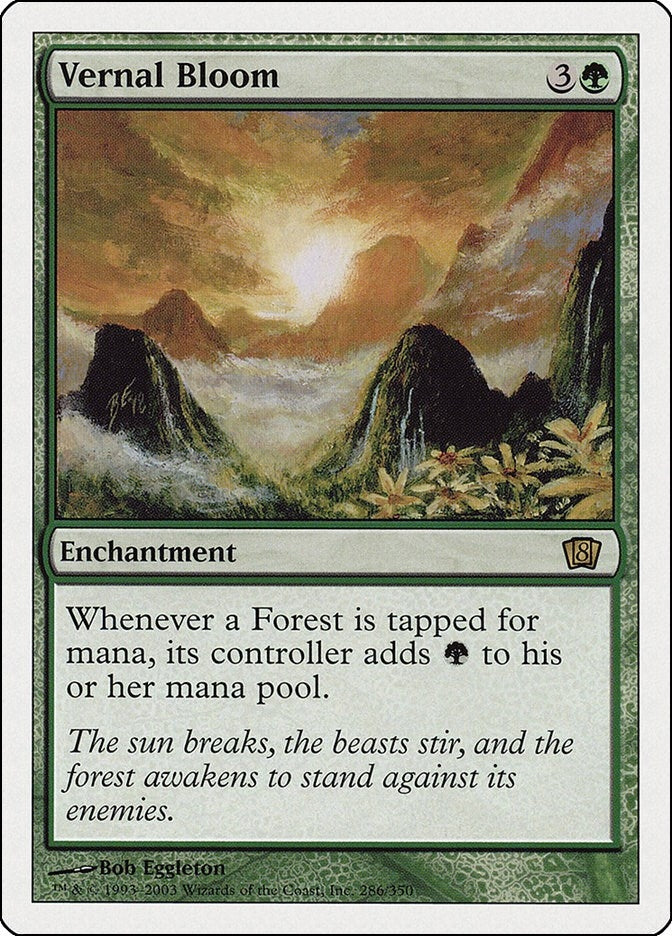Image for Vernal Bloom (286) (8ED) - Magic: The Gathering
