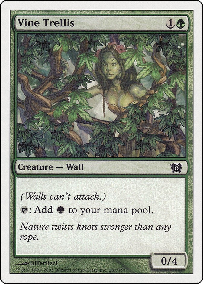 Image for Vine Trellis (287) (8ED) - Magic: The Gathering
