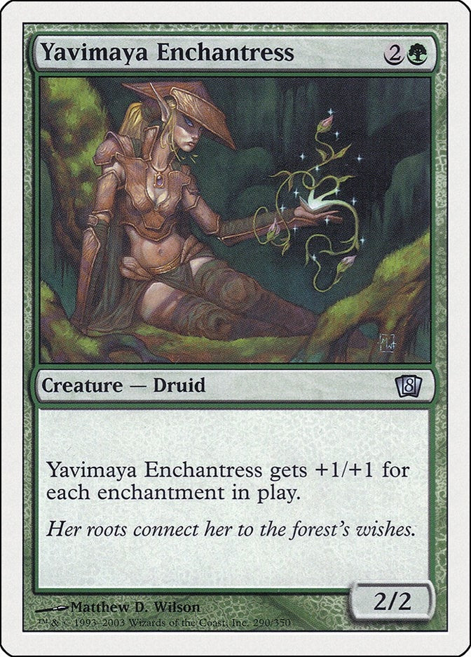 Image for Yavimaya Enchantress (290) (8ED) - Magic: The Gathering