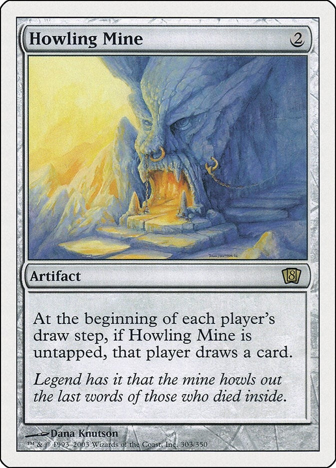 Image for Howling Mine (303) (8ED) - Magic: The Gathering