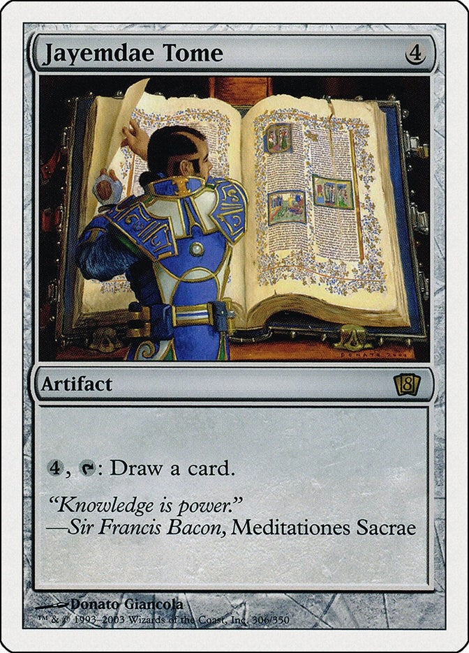 Image for Jayemdae Tome (306) (8ED) - Magic: The Gathering