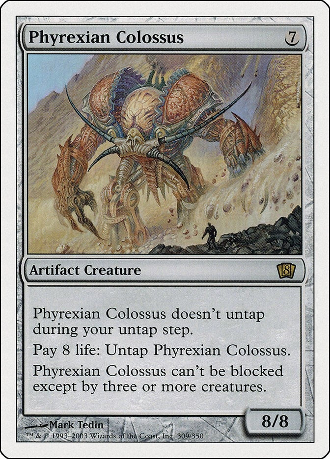 Image for Phyrexian Colossus (309) (8ED) - Magic: The Gathering