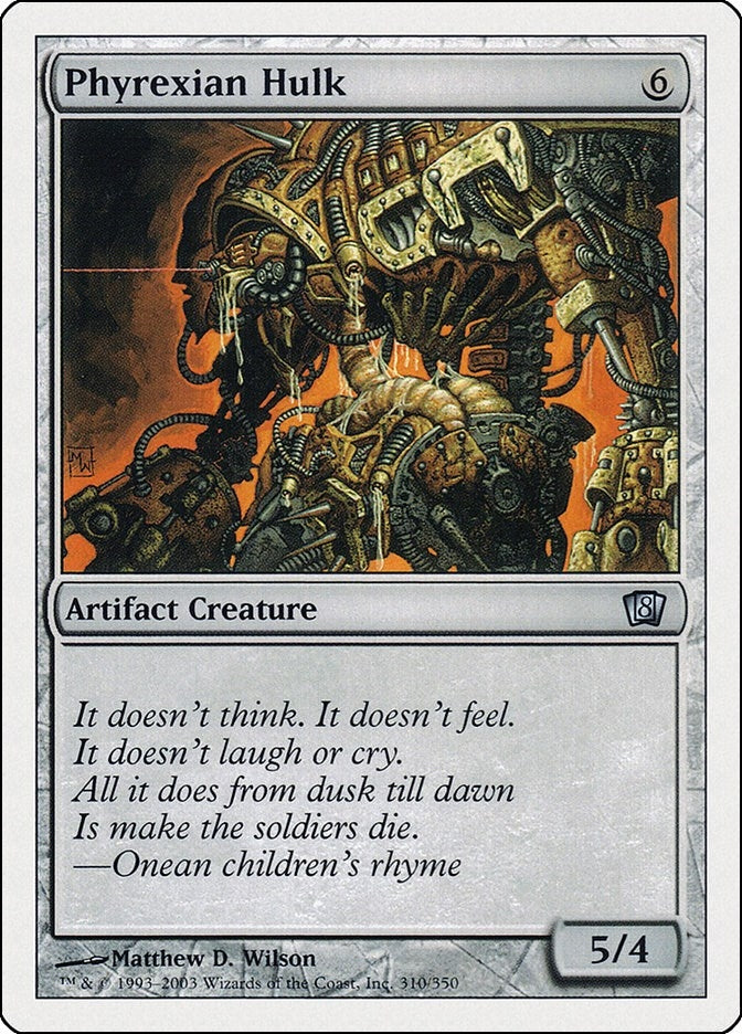 Image for Phyrexian Hulk (310) (8ED) - Magic: The Gathering
