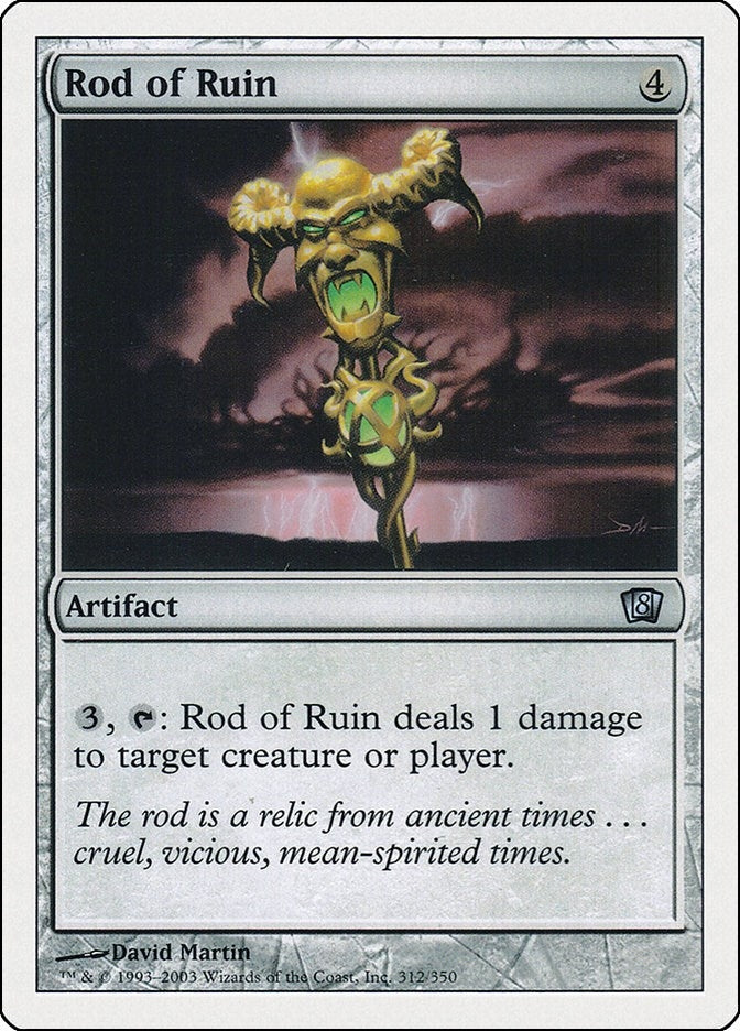 Image for Rod of Ruin (312) (8ED) - Magic: The Gathering