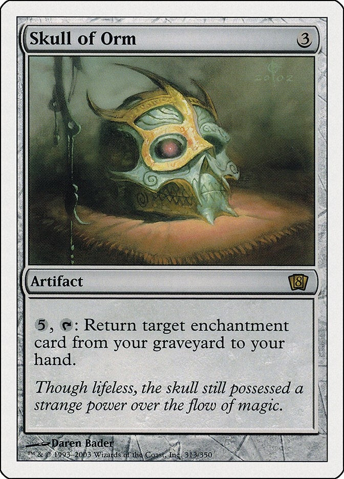 Image for Skull of Orm (313) (8ED) - Magic: The Gathering