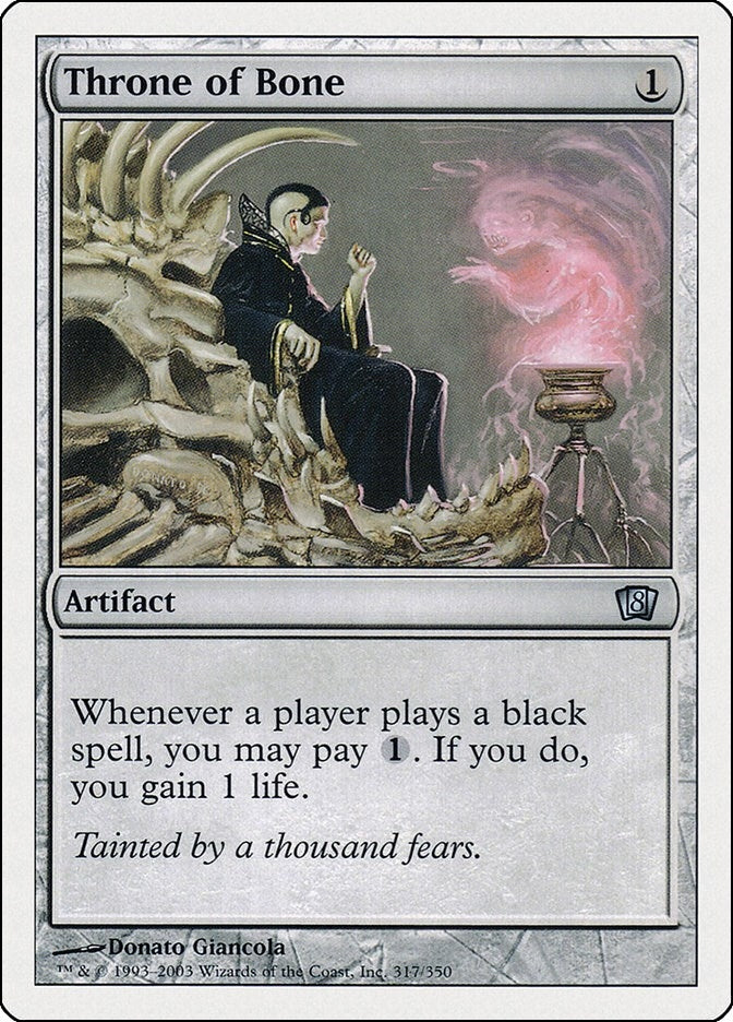 Image for Throne of Bone (317) (8ED) - Magic: The Gathering