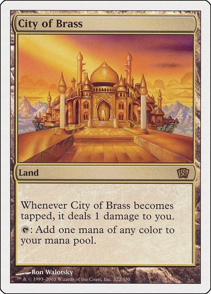 Image for City of Brass (322) (8ED) - Magic: The Gathering