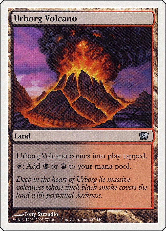 Image for Urborg Volcano (327) (8ED) - Magic: The Gathering