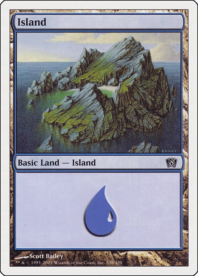 Image for Island (338) (338) (8ED) - Magic: The Gathering