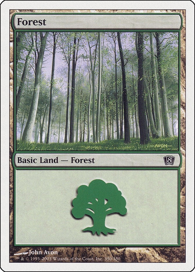 Image for Forest (350) (350) (8ED) - Magic: The Gathering