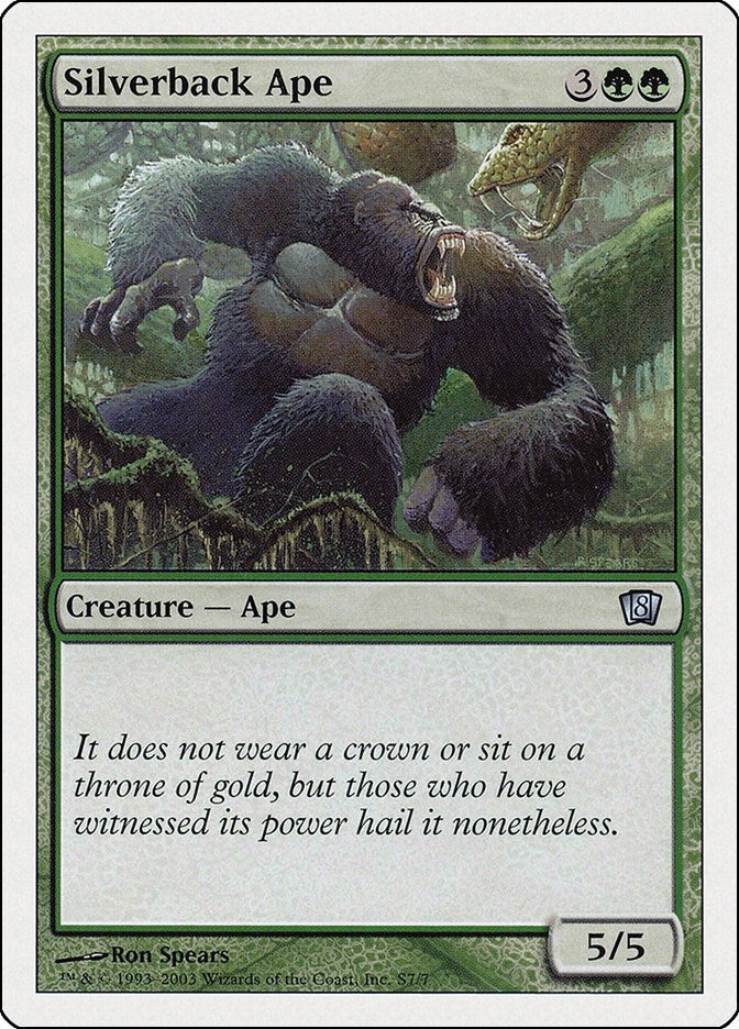 Image for Silverback Ape (S7) (8ED) - Magic: The Gathering