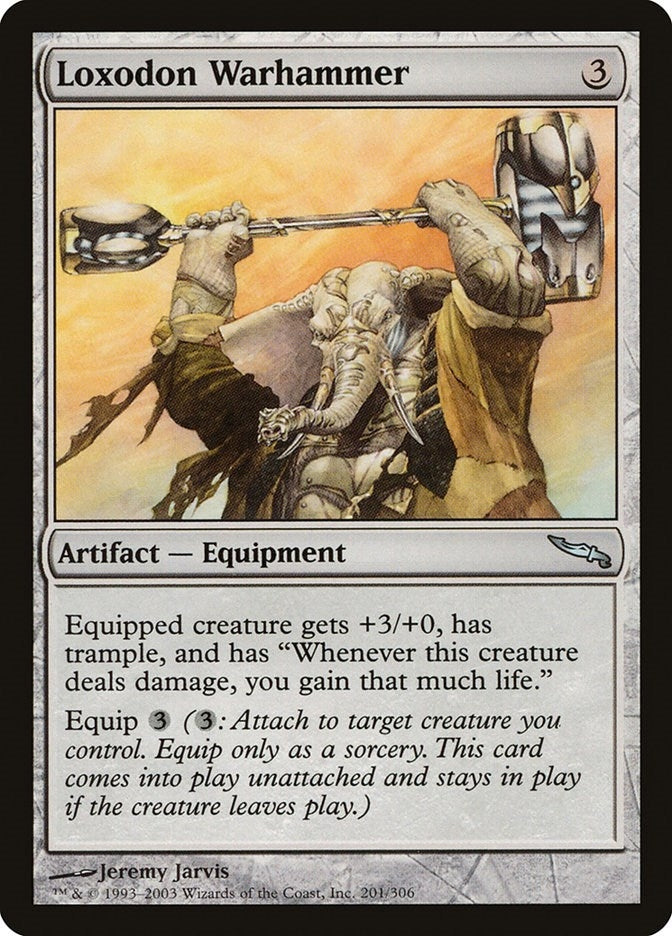 Image for Loxodon Warhammer (201) (MRD) - Magic: The Gathering