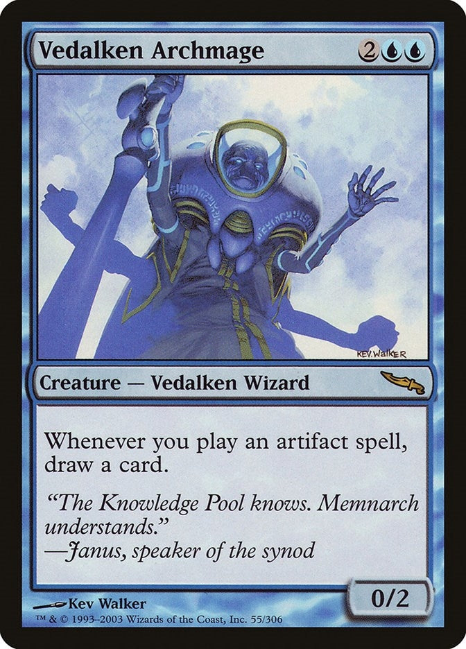 Image for Vedalken Archmage (55) (MRD) - Magic: The Gathering