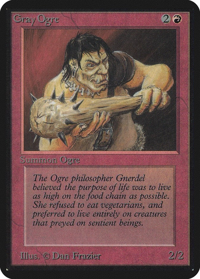 Image for Gray Ogre (LEA) - Magic: The Gathering