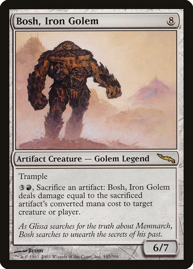 Image for Bosh, Iron Golem (147) (MRD) - Magic: The Gathering