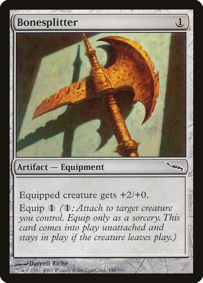 Image for Bonesplitter (146) (MRD) - Magic: The Gathering