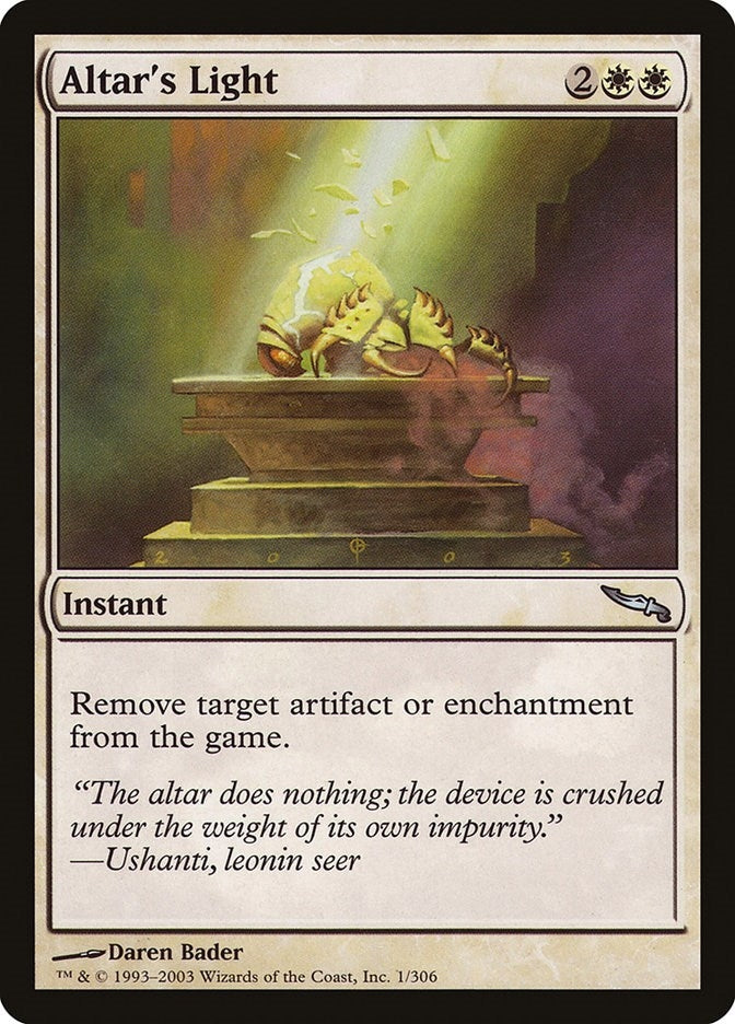 Image for Altar's Light (1) (MRD) - Magic: The Gathering