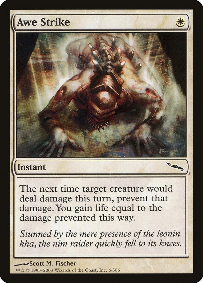 Image for Awe Strike (6) (MRD) - Magic: The Gathering