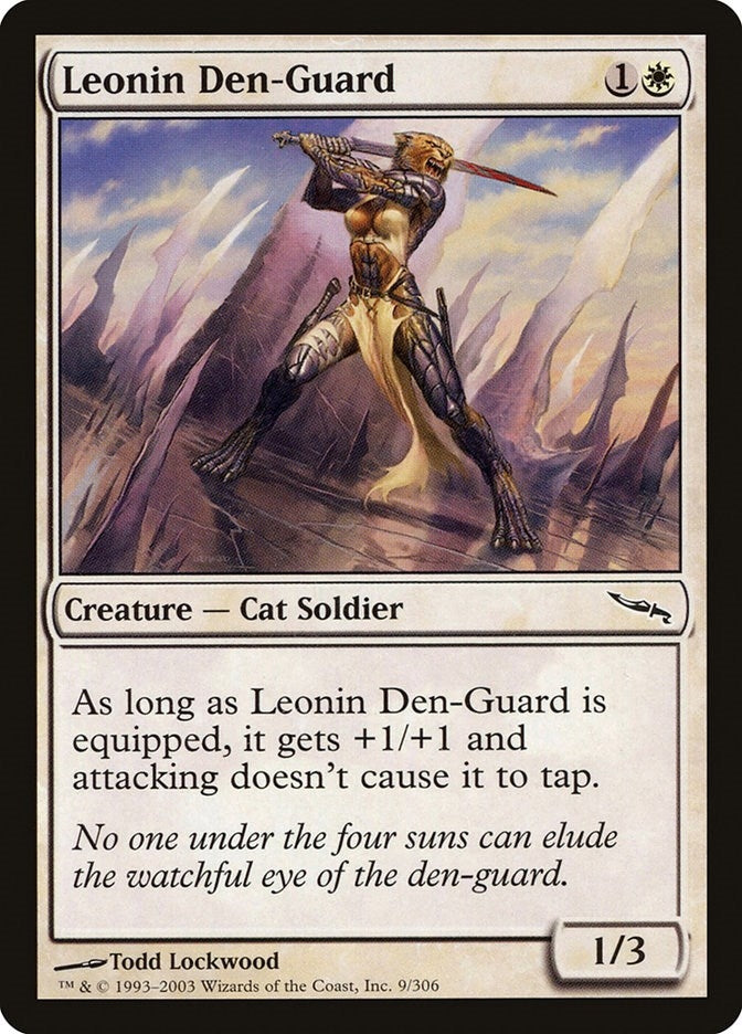 Image for Leonin Den-Guard (9) (MRD) - Magic: The Gathering