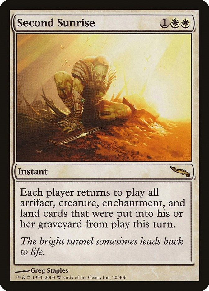 Image for Second Sunrise (20) (MRD) - Magic: The Gathering