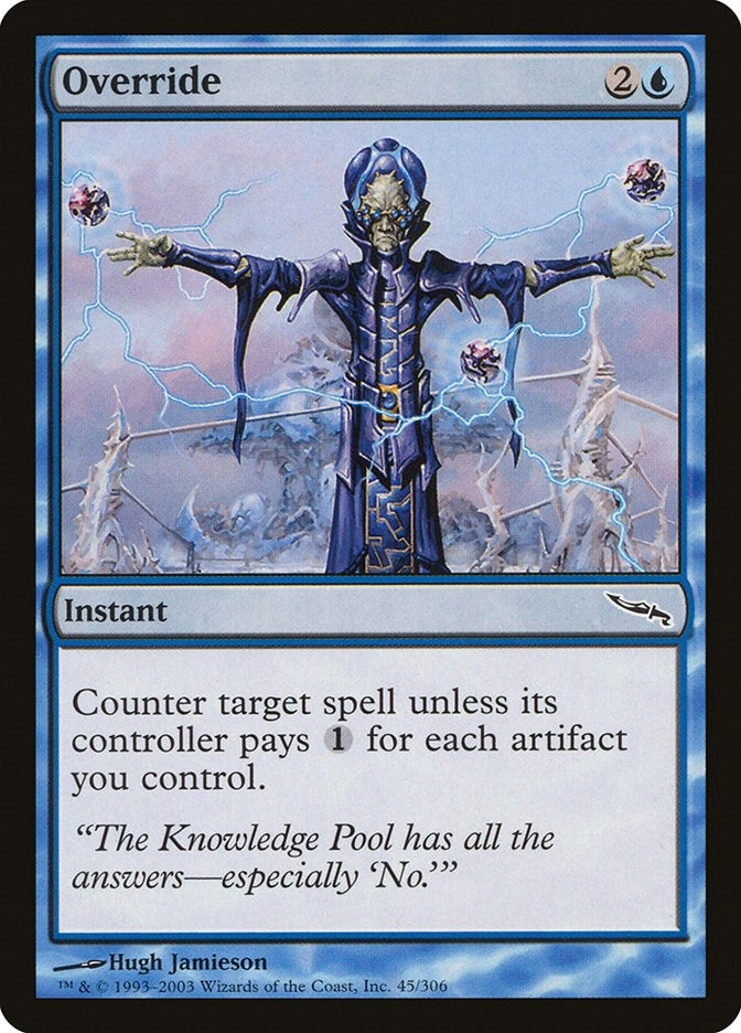 Image for Override (45) (MRD) - Magic: The Gathering