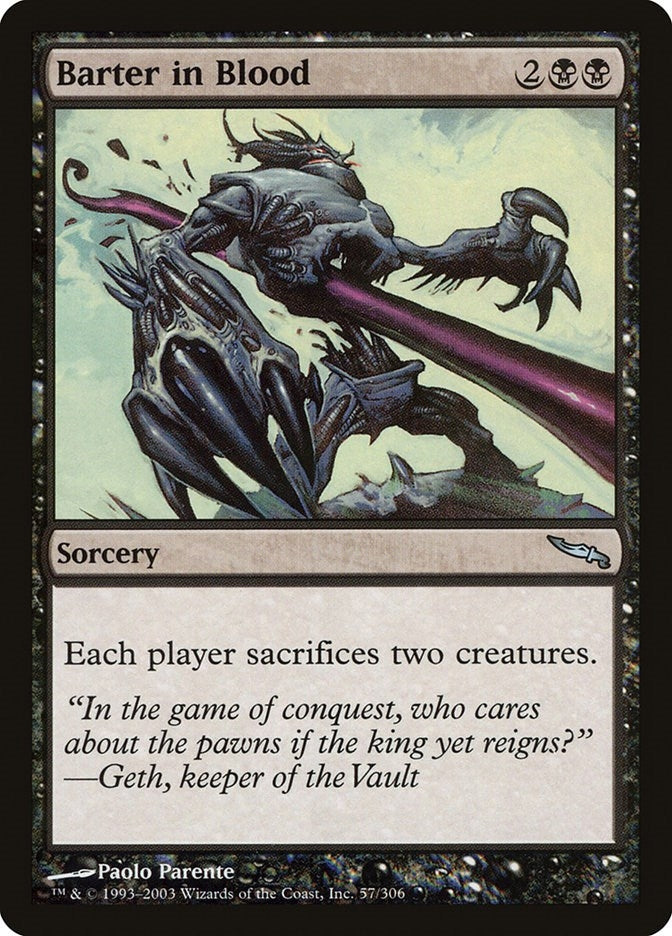 Image for Barter in Blood (57) (MRD) - Magic: The Gathering