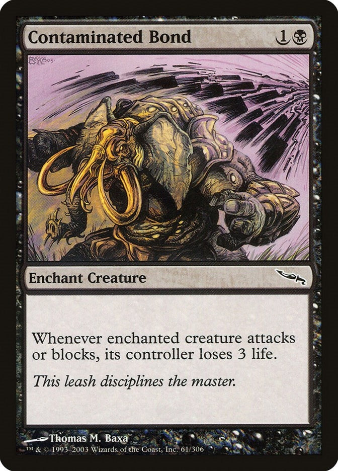 Image for Contaminated Bond (61) (MRD) - Magic: The Gathering