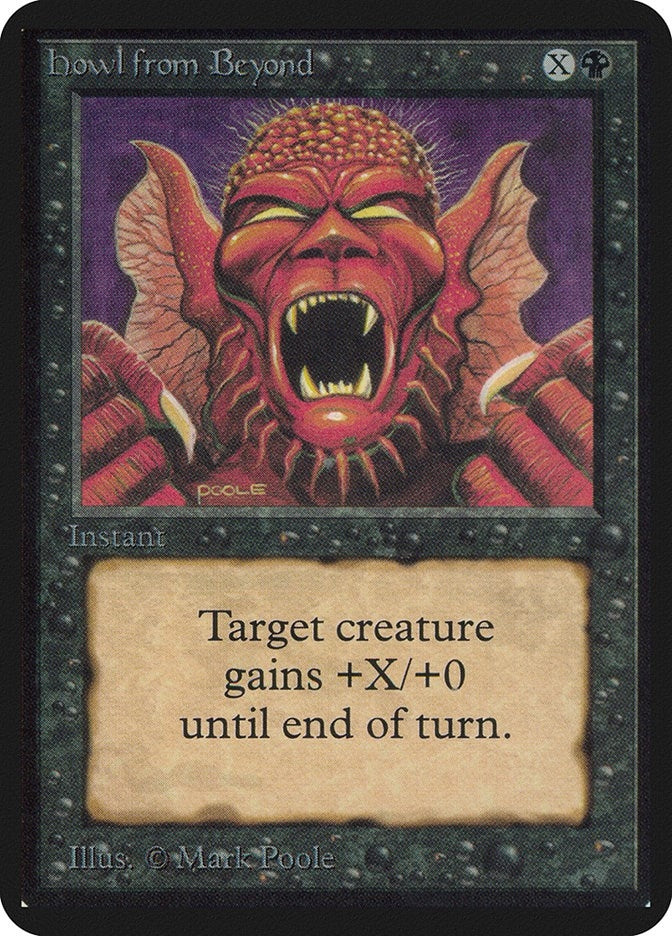 Image for Howl from Beyond (LEA) - Magic: The Gathering