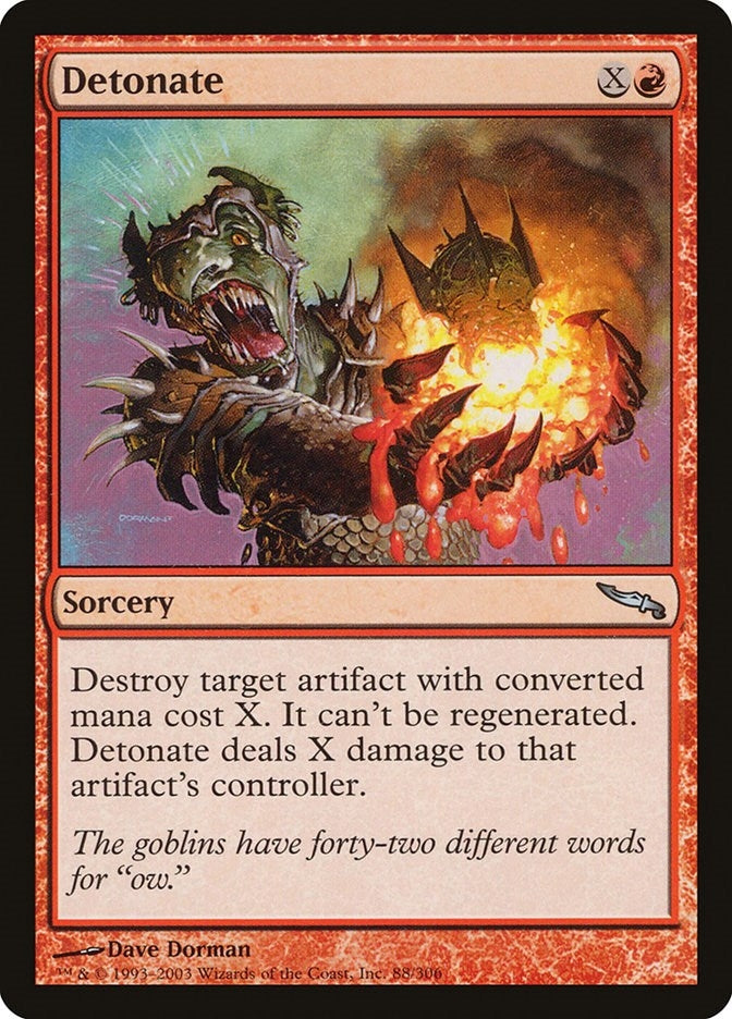 Image for Detonate (88) (MRD) - Magic: The Gathering