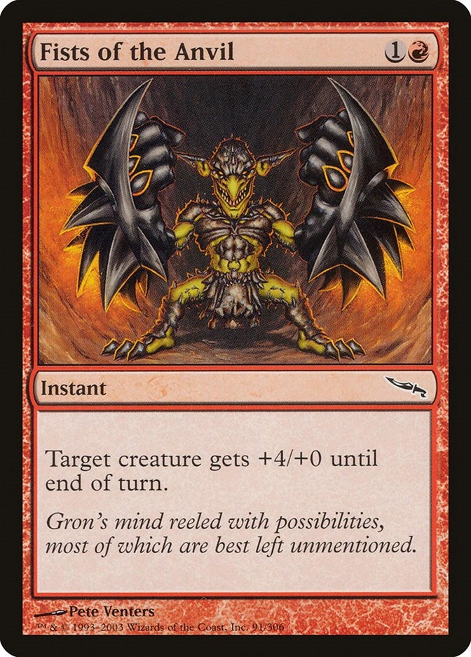 Image for Fists of the Anvil (91) (MRD) - Magic: The Gathering