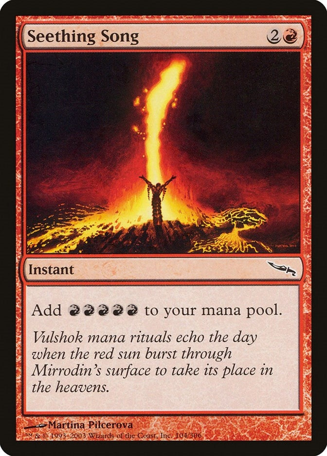 Image for Seething Song (104) (MRD) - Magic: The Gathering