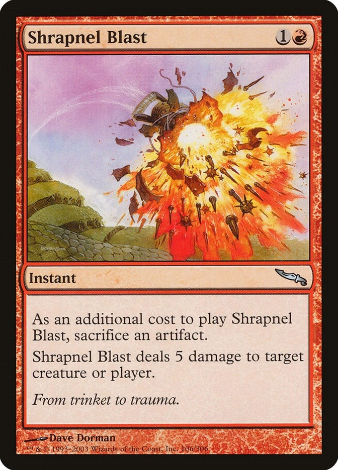 Image for Shrapnel Blast (106) (MRD) - Magic: The Gathering