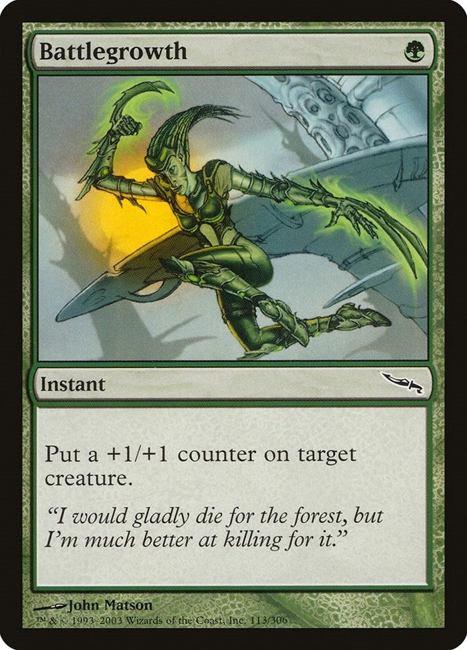 Image for Battlegrowth (113) (MRD) - Magic: The Gathering