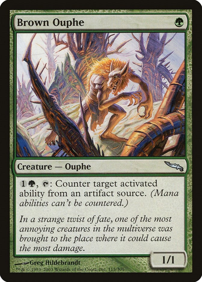 Image for Brown Ouphe (115) (MRD) - Magic: The Gathering
