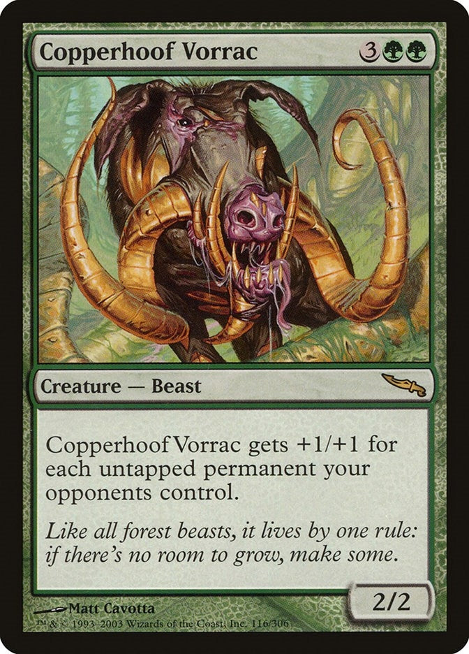 Image for Copperhoof Vorrac (116) (MRD) - Magic: The Gathering