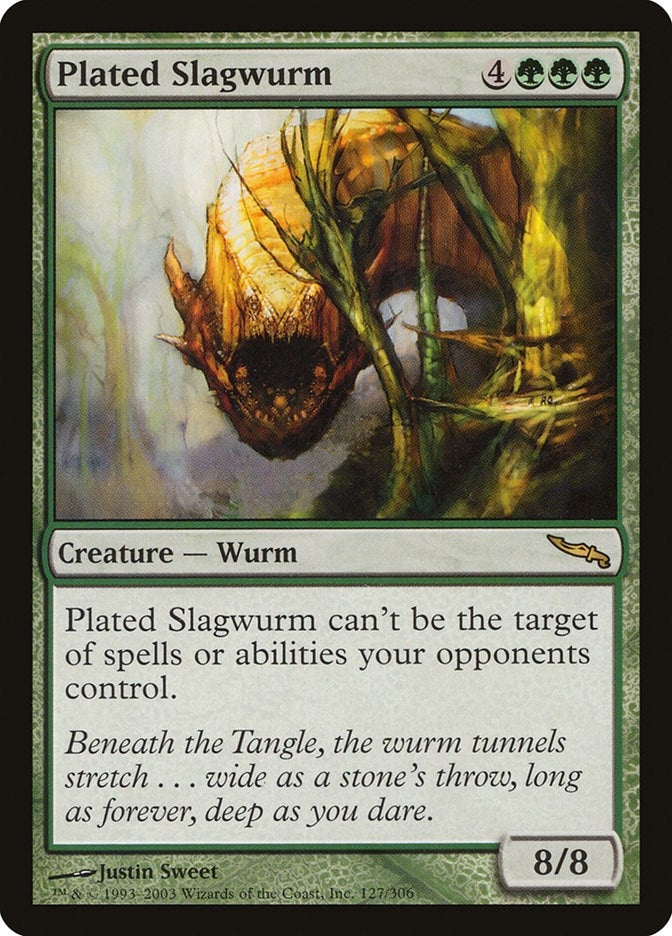 Image for Plated Slagwurm (127) (MRD) - Magic: The Gathering
