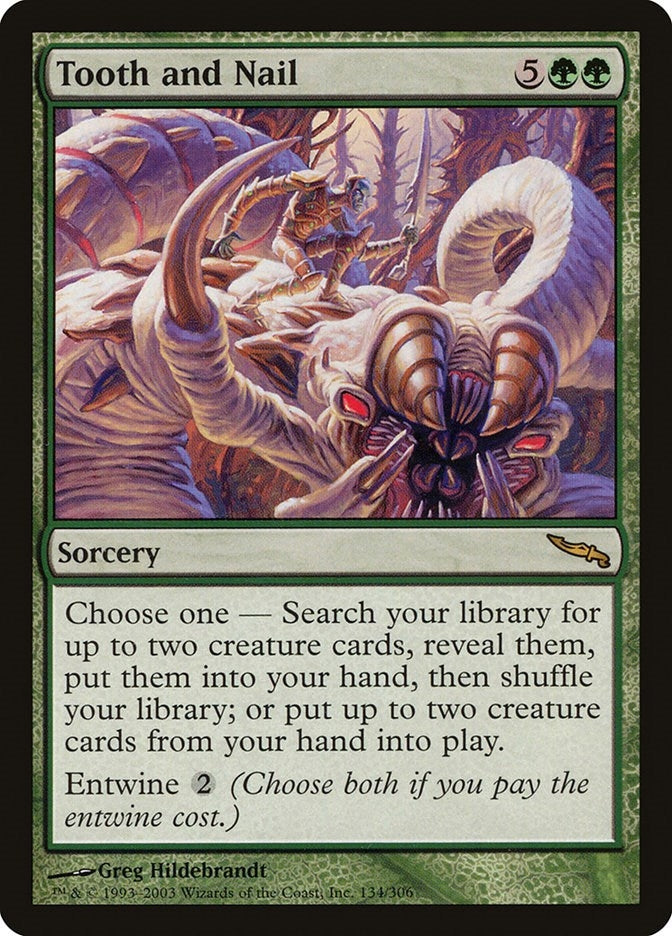 Image for Tooth and Nail (134) (MRD) - Magic: The Gathering