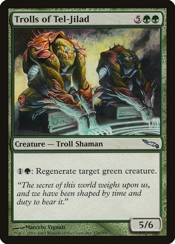 Image for Trolls of Tel-Jilad (136) (MRD) - Magic: The Gathering