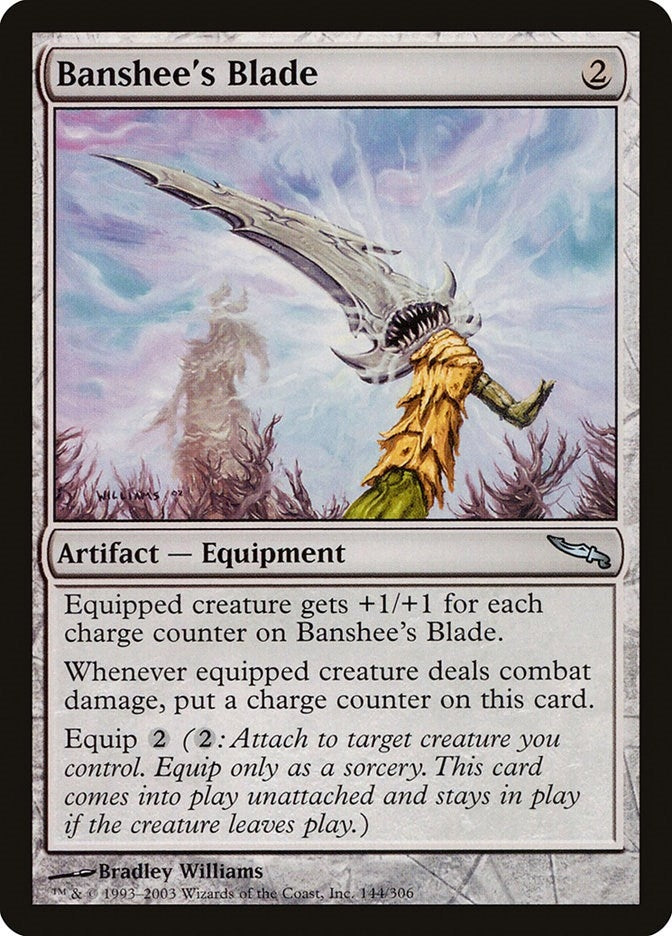 Image for Banshee's Blade (144) (MRD) - Magic: The Gathering