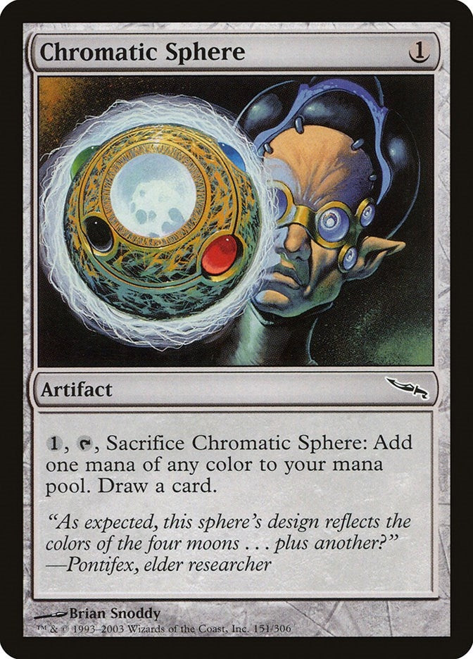 Image for Chromatic Sphere (151) (MRD) - Magic: The Gathering